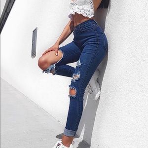 Fashion Nova beach bum jeans sz9